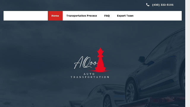 AQOO Auto Transportation website