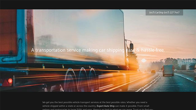 Expert Auto Ship Yard and Freight website