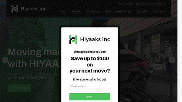 Hiyaaks INC website