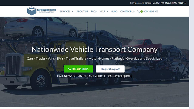 Nationwide United Auto Transport Reviews