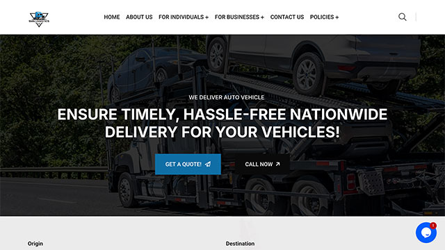 SMN Logistics Website